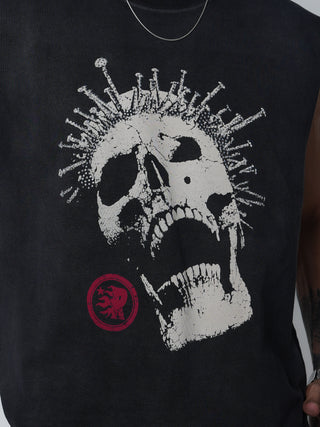 TANK TOP SKULLS STONE