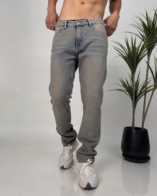 PANTALÓN DENIM CROMADO