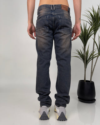 PANTALÓN DENIM CROMADO