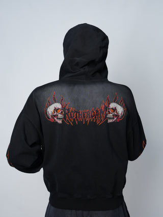 HOODIE SKULLS STONE