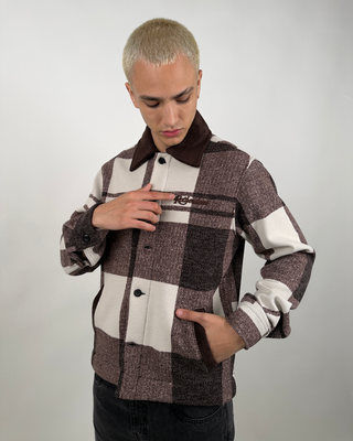 CAMISACO PAÑO CUADROS