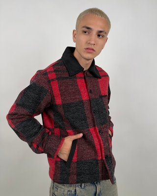 CAMISACO PAÑO CUADROS