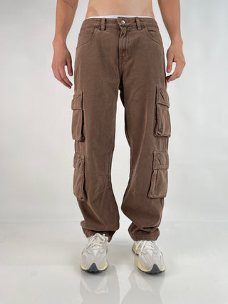 PANTALÓN DRILL BAGGY CARGO