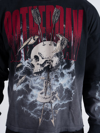 POLO DOBLE MANGA SKULL PIERCED